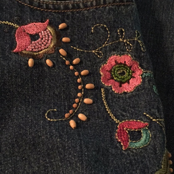 Christopher Banks embroidered 💯% Cotton Jeans - Picture 4 of 8